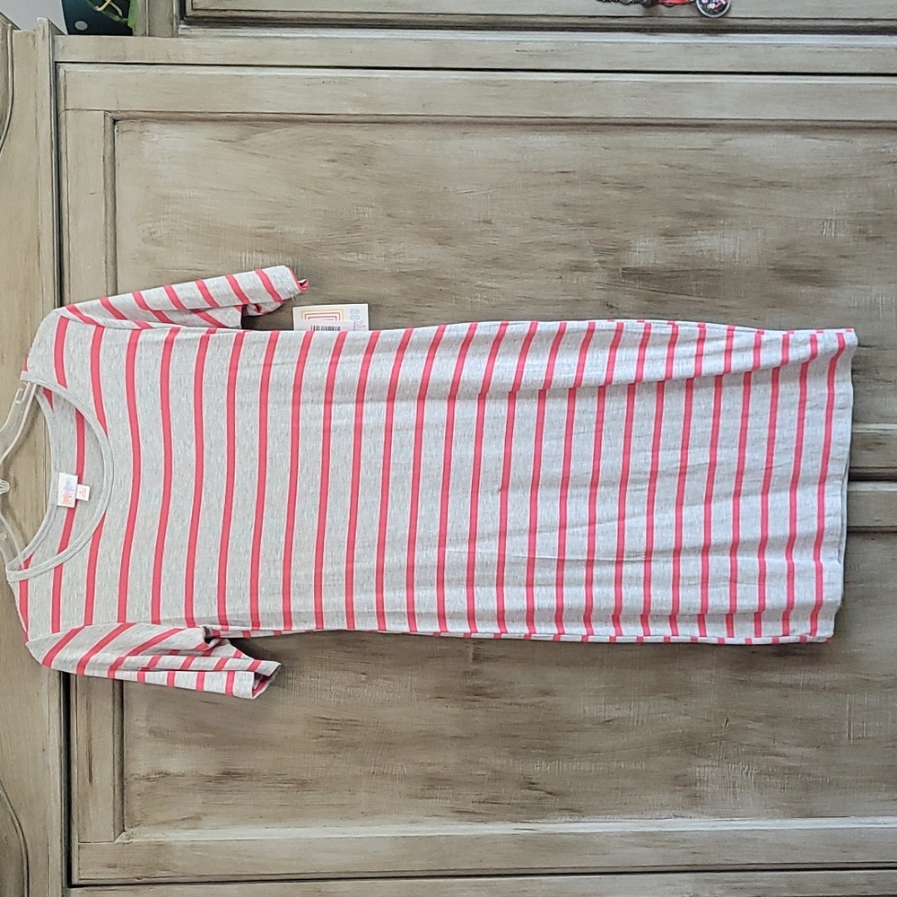 NWT LuLaRoe Julia Dress, Stripes, Small